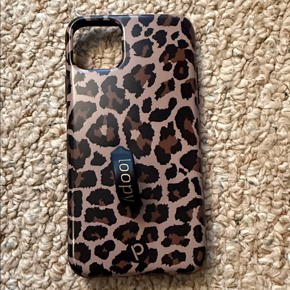 Loopy Case Wild Leopard Phone Cover - Black and Brown